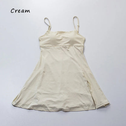 Women's 2 in 1 Slit Summer Dress