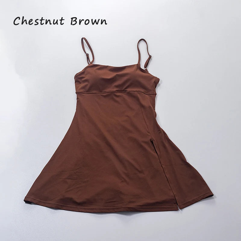 Women's 2 in 1 Slit Summer Dress